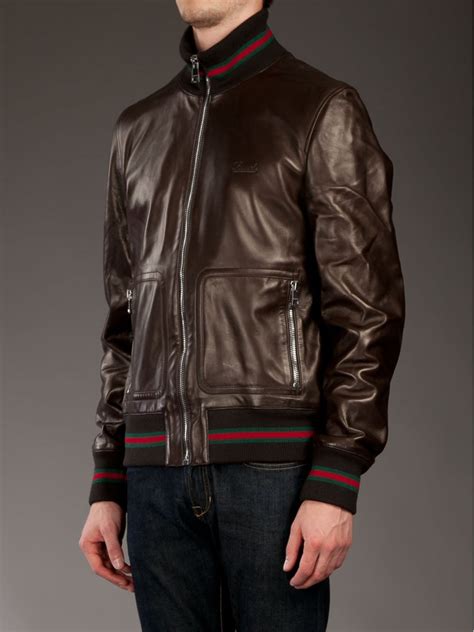 gucci blazer men's|gucci leather jackets for men.